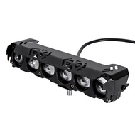 2PCS Lampu Tembak Sorot Led SQL 4 Mata 8D 12-80 Volt Plus Kipas Jauh Dekat Kuning Putih Untuk Mobil 