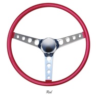 MOONEYES ORIGINAL California Metal Flake Finger Grip Steering Wheel 38cm (15") [GS290FG]