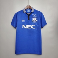 มาใหม่ 94-95 Everton Home Retro Soccer Jersey ฟุตบอล