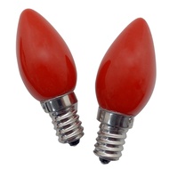 [特價]【美克斯UNIMAX】PL-03WHR紅光LED燭檯燈泡0.6W 4顆