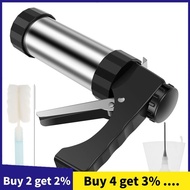 Churrera Churro Maker Machine Stainless Steel Churro Maker Kit with 3 Different Tips Piping Nozzle H