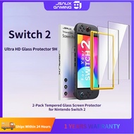 JSAUX 2-Pack Screen Protector Designed for Nintendo Switch 2, Ultra HD Glass Protector 9H Hardness E
