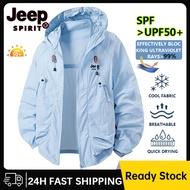 JEEP SPIRIT UPF 50+Sunscreen Jacket for Couples Waterproof Jacket