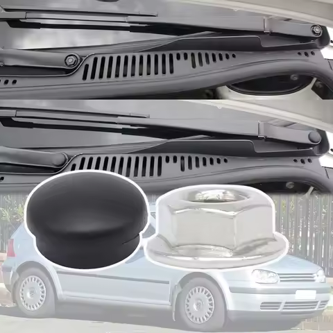 For VW Golf 1J 1K 5K MK4/5/6/7 2000 - 2012 2013 2014 2015 GTI Car Front Windscreen Wiper Arm Nut Cap