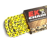 EK โซ่ 520 120L O-RING สีเหลือง (MADE IN JAPAN)