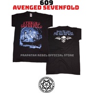 AVENGED SEVENFOLD Short T-Shirt / A7X Metal Music T-Shirt Original PRAPATAN REBEL (609)