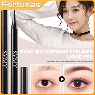 Sweat-proof Smudge-proof Professional-grade Quick-drying Liquid Eyeliner Waterproof Long-wear Makeup Top-rated Svmy Quick-drying Eyeliner fortunasg