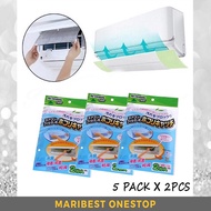 5Pack x 2Pcs Air Conditioning Filter Paper Air Filter Sheet Dustproof Dust Control Air Cleaning Filt