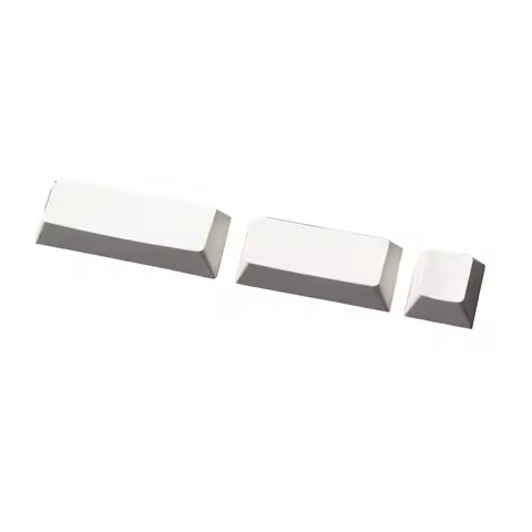 Alice80 Split Spacebar 2.25u 2.75u R1 Cherry Profile PBT Keycap OEM White