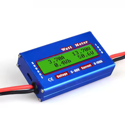 100A Balance Voltage Battery Power Analyzer Watt Meter Checker for RC Tools Professional Analysis In