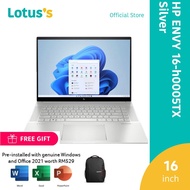 HP ENVY 16-h0005TX 16" Silver (i7-12700H, 16GB, 1TB, NV 6GB, 16", Window 11, Home & Student)
