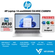 HP 14-em0088AU / 15-fc0421AU Silver / HP 15-fc0420AU Gold ATHLON-7120U AMD 8GB 512GB SSD 14" / 15.6"