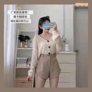 【现货🇲🇾Ready Stock】巨显瘦高腰微笑西装裤 Mocha 奶咖色Thailand Talent Shop Pants High Waist Pants