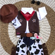 Zorro Cowboy Costume Cowboy Toddler Suit | Boys and Girls Cowboy Clothes with Free Hat