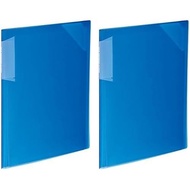 KOKUYO File Clear Holder Book Novita Fixed Type A4 6P Blue F-N5710B-6 x 2