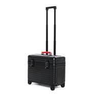 18" Aluminum Pilot Carry-On Suitcase 54cm Cabin Travel Luggage – BLACK