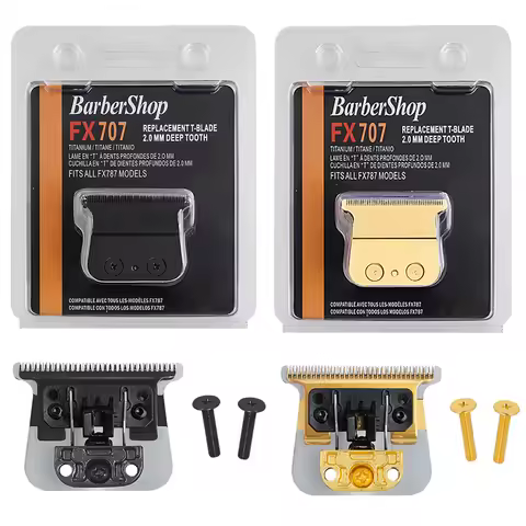 Barbershop FX707 Professional Durable Metal Hair Clipper Replacement Blade Set For Babyliss PRO Hair