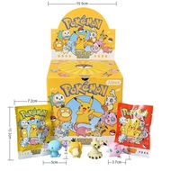 Bandai | Kawaii Pokemon 3D Eraser Blind Box Pikachu Anime Figure Rubber Kids Stationery Gift Blind B