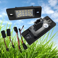 License Plate Accessories LED Number Light For VW Touareg Tiguan Golf 5 Passat