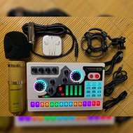 Bộ mic thu âm livestream X5 tích hợp nguồn 48V và mic BM900 tặng tai nghe