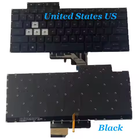 HG\RU\TI\US Keyboard For ASUS TUF Dash F15 FX516PC FX516PE FX516PM FX516PR With Backlit Without Fram