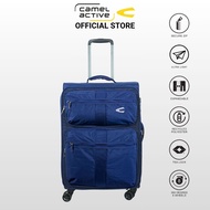CAMEL ACTIVE 24 INCH RPET SOFTCASE LUGGAGE TSA LOCK EXPANDABLE 8 WHEEL SECURE ZIP - 51750024
