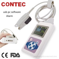 Handheld Spo2 Oximeter Adult Finger Tip Blood Oxygen CONTEC CMS60D PC Software with Alarm