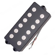 Open 6-string 6-string Double Block Duplex Bass Electric Bass Dual Coil Pickup 4-pin Wiring