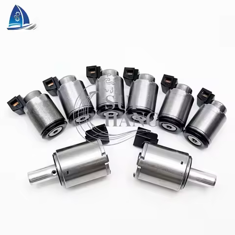 Transmission Valve Body Solenoid Kit (8Pcs) Compatible with Citroen Beringo C2/C3/C4/C5/C8, Peugeot 