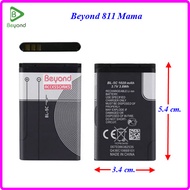 แบตเตอรี่ Beyond 811 Mama(BL-5C) 3.4x5.4 cm.1020 mAh.