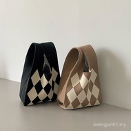 K Knitted Handbag Going Out Small Handbag Handbag Handbag Woven Bag Going Out Small Handbag Japanese