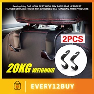 【𝐂𝐥𝐞𝐚𝐫𝐚𝐧𝐜𝐞 𝐒𝐚𝐥𝐞】2pcs Car Hook Car Back Seat Hook Headrest Hook | Car Seat Hook for Bag / Groceries |