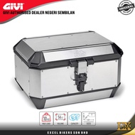 GIVI TREKKER ALASKA 56 MONKEY ALUMINIUM TOP BOX SILVER (ALA56A)/ALASKA 56 TOP BOX/ GIVI TOP BOX /56 LTR TOP BOX/ALUMINIU