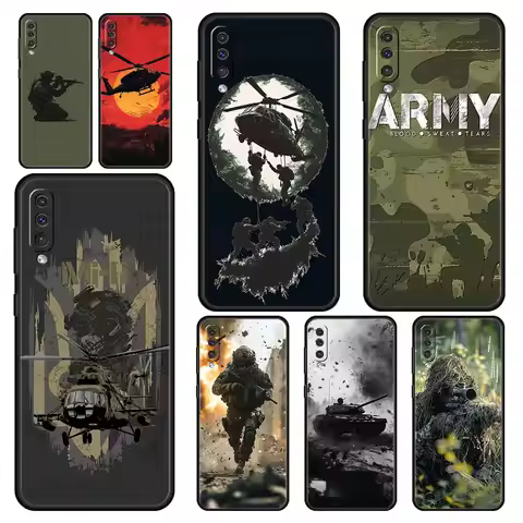 Military Army Special Forces Case For Samsung A56 A36 A26 A24 A12 A14 A16 A50 A70 A20E A22 A40 A34 A