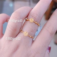 375% gold ring