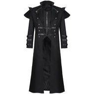 MEN Medieval Dress Steampunk Pirate Cosplay Costumes Jacket Coat Victorian Gothic Clothing Beautiful