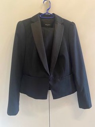 G2000直紋黑色西裝套裝 外套36碼 西裙34碼
