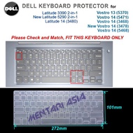 DELL Latitude 14-3480 Keyboard Protector - High Grade TPU Clear
