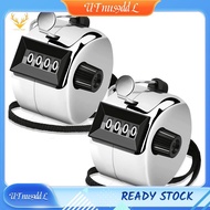 [UTnus9ddL] 2 Pack Clicker Counter Hand Tally Counter Clicker, 4 Digit Mechanical Palm Click Counter