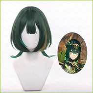 PS2 Genshin Impact Nefer Cosplay Wig Anime Hair Hairpiece Heat Resistant Halloween Party SP2