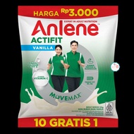 ANLENE ACTIFIT RENCENG VANILA COKLAT 22GR x 10 SACHET | ANLENE ACTIFIT 10 SACHET