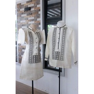 【COD】 couple barong boy  and lady barong dress maria clara