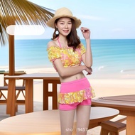 Three-Piece Set Split Sale Ladies Boxer Swimsuit Swimming Pool Stall Swimsuit 10-20 Yuan z3.24 z3.24