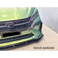 myvi gen3 2022 NG front v-lip fit for gear up ace "NEW PRODUCT"