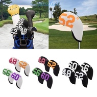 Mon 4Pcs Golf Iron Headcover Neoprene Golf Iron Head Cover Golf Club Headcovers Set