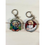 Dungeon meshi/Pokemon/little pony/Shikanoko/Evangelion Quicksand liquid oil keychain
