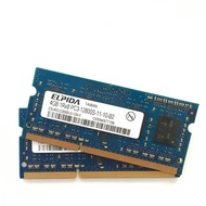 ELPIDA 4GB 8GB 1Rx8 2RX8 PC3 PC3L 12800S DDR3 1600Mhz 4G 8G Modul Memori Laptop Notebook SODIMM RAM
