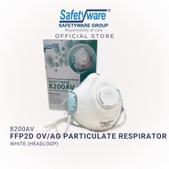 SAFETYWARE 8200AV FFP2D OV/AG Particulate Respirator with Valve | Respirator mask