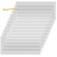 12 Pack Abrasive Blasting Cabinet Lens Cover Film Sandblast Cabinet or Abrasive Window Blasting Cabi