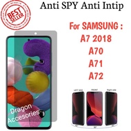 Tempered Anti SPY Privacy A72 A71 A70 2018 Samsung Screen Guard Magic Glass Protector